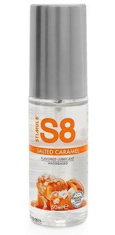 Лубрикант S8 Flavored Lube со вкусом солёной карамели - 50 мл. - Stimul8 STF7406car