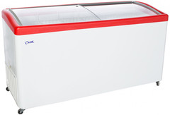 Морозильный ларь Снеж МЛГ-600 (красный)