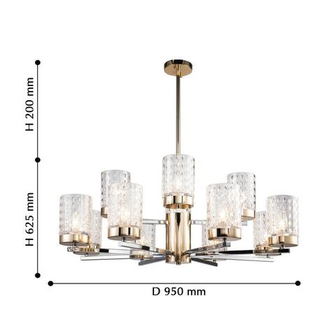 Подвесная люстра Favourite Crystallus 2710-12P