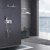 Abber AF8217 Душевая система ABBER Daheim AF8217 скрытого монтажа с изливом, хром