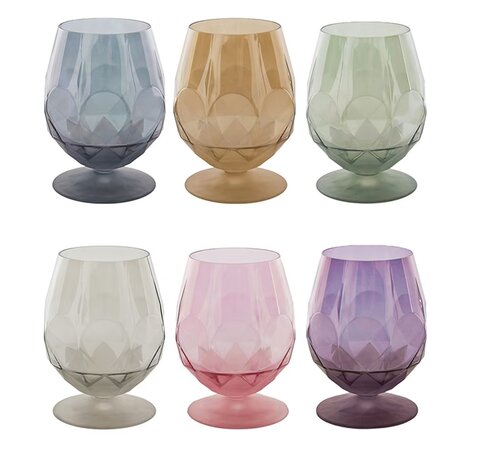 Набор бокалов для бренди 6шт 13см Cre Art Alkimia