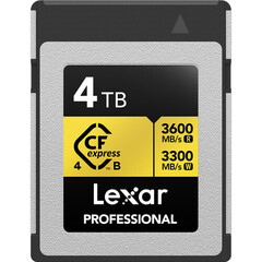 Карта памяти Lexar 4TB Professional GOLD Cfexpress B 4.0 3600/3300/3000 MB/s