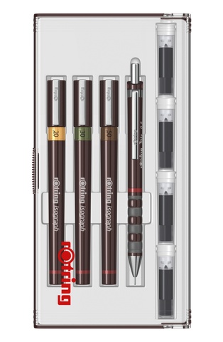 Набор изографов Rotring Junior Set, 0,20 mm / 0,30 mm / 0,50 mm (S0699320)