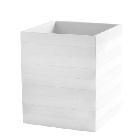 Ведро для мусора Kassatex Cabana White