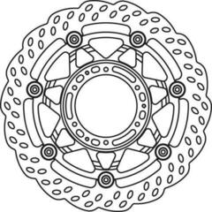 Диск тормозной передний CBR-1000RR