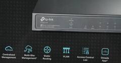 TP-Link SG2210P, 8-портовый гигабитный настольный PoE Smart коммутатор, 8 гигабитных портов RJ45 + 2 SFP-слота, 802.3af/at, до 61 Вт PoE
