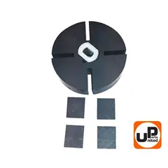 Ротор насоса в сборе UNITED PARTS для дизельных пушек 15-50кВт, d53,8х12,7мм (TK8-000-027, Корея)