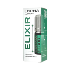 Inflave Loona Elixir Salt 30 мл - Зелёная Мята (20 мг)