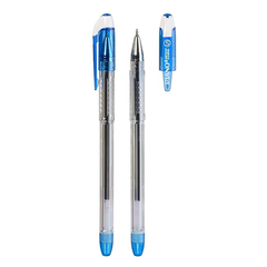 Ручка шариковая, масляная, Piano, синие чернила, прозрачный корпус, 12 шт