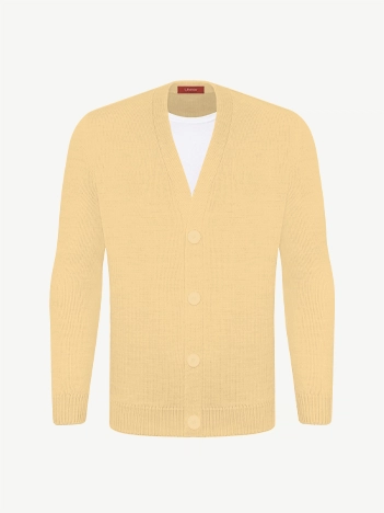 Кардиган с пуговицами из мягкой шерсти