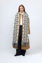 Объемный двусторонний шарф 