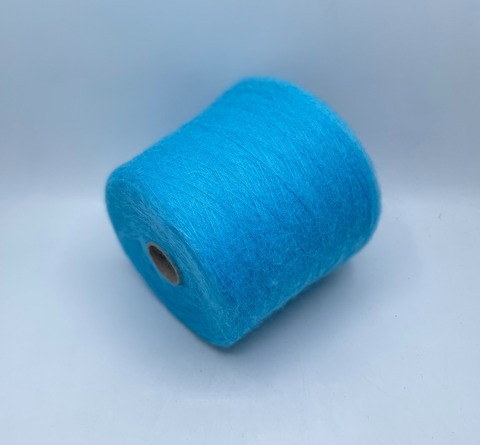 Mister Joe (пр.Италия),art-Preston 1000м/100гр, 35% Мохер, 35% Альпака 30% Полиамид, цвет-Ярко-голубой(661/671), арт-36414