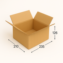 Коробка картонная 235х210х126 мм