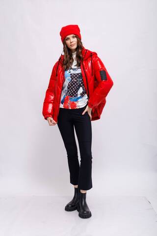 Marc Cain Sports Пуховик яркий спортивный. Эко-линейка ReThink Together