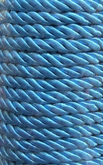 Шнур витой мебельный, ш. 6 мм, бирюза