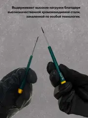 KRAFTOOL X-Telecom, 12 предм., набор отверток для точных работ (25616-H12)