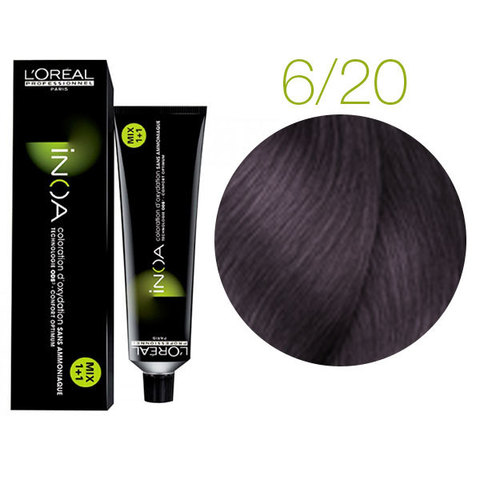 L'Oreal Professionnel INOA 6.20 (Темный блондин интенсивный перламутровый) - Краска для волос