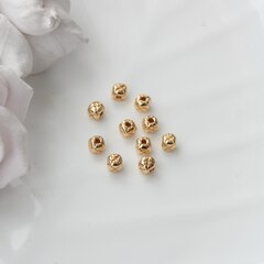 Бусина разделитель (спейсер), 4 мм, позолота, 5 штук, Р088