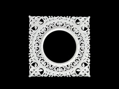 Силиконовый молд № 104 + Рамка ажурная + Флер -де- лис в подарок