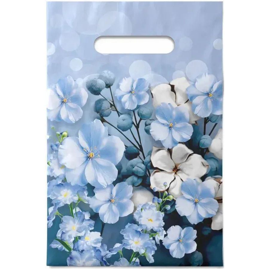 Пакет полиэтиленовый, Лазурь, 20*30 см (Д*В), 1 шт.