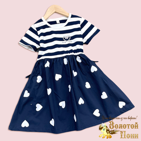 Платье хлопок д (4-8) 260302-RQ1136