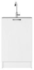 Тумба под нержавеющую мойку 50х50 белый левая/правая