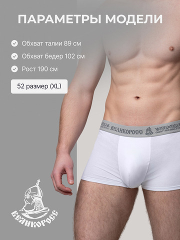 Комплект из 3 трусов-боксеры – «Арктические войска»