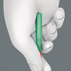 Сменная отвёртка под шлиц Kraftform Kompakt VDE 60 i Wera 05006503001