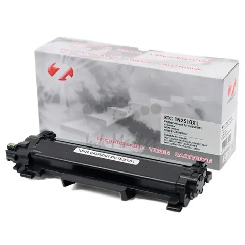 Тонер-картридж Brother HL-L2400/MFC-L2860 TN2510XL (3k). (с чипом) 7Q
