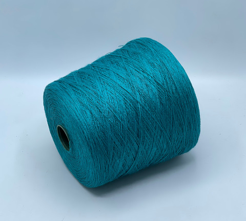 Бобинная пряжа, Linen, 1/960 960м, 100% Лен, Бирюза. 40754