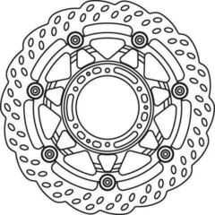 Диск тормозной передний CBR-1000RR