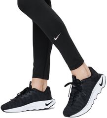 Брюки для девочки Nike Girls Dri-Fit One Legging - black/sunset pulse
