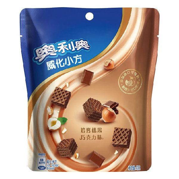 Вафельные кубики Oreo с жареным фундуком и шоколадом, 42 гр
