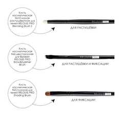 RELOUIS Карандаш для глаз PRO стойкий гелевый тон 01 Black (Германия)