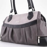 Сумка Саломея 852 мульти итальянский серо-черный