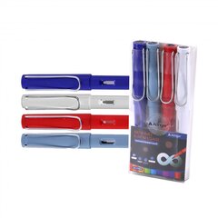 
          Набор вечных ч/г карандашей Alingar, пластик, с ластиком, круглый, заточенный, корпус ассорти цветов "Классика", ПВХ упаковка