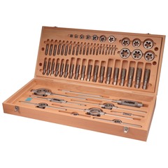 Набор метчиков и плашек M5 -M30 HSS-G 62пр Volkel 48007