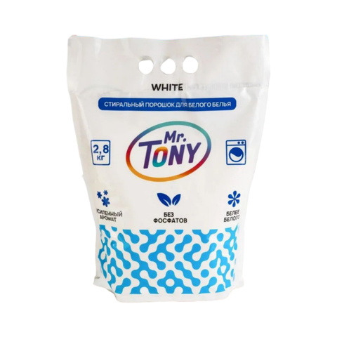 Мр.Тони Порошок Для белого 2.8кг