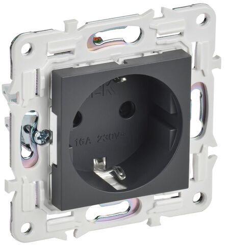 SKANDY Роз. с з/к/ш 16А б/к SK-R06T титан IEK