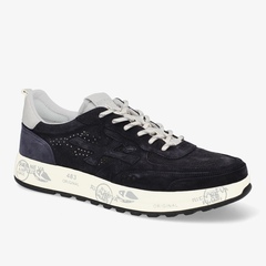 Замшевые кроссовки Premiata Nous 8289 с перфорацией