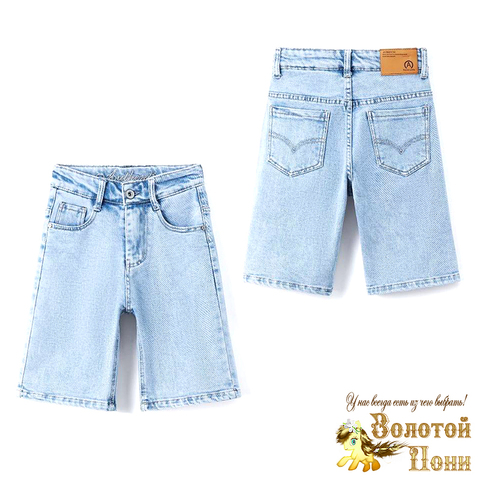 Бриджи джинсовые м (4-9) 260419-QF610