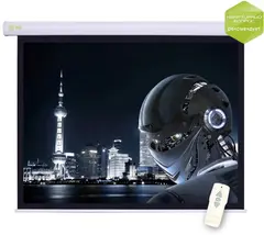 Экран Cactus 124.5x221см Motoscreen CS-PSM-124x221 16:9 настенно-потолочный рулонный (моторизованный привод) — фото 3