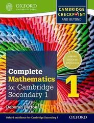 Mathematics for Cambridge Secondary 1, Student Book 1 Oxford University Press