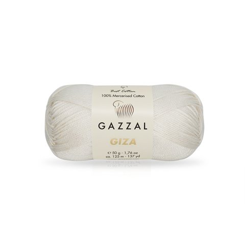 Пряжа Gazzal Giza 2451 молочный