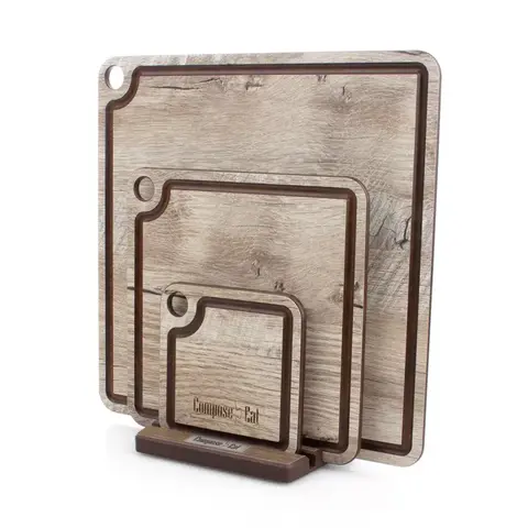 Набор подставок для горячего 3шт ComposeEat ProFashion дуб светлый