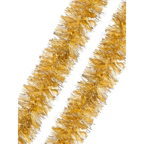 Мишура Желтый песок (узкая)  из Полиэтилена / 200x10см арт.80446