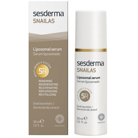Sesderma SNAILAS: Сыворотка липосомальная восстанавливающая для лица (Liposomal Serum Renewer)
