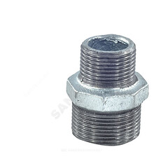 Ниппель переходной чугун оц Ду 40х25 (1 1/2"х1") НР Fittex PLUS