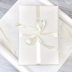 Бумага упаковочная белая рулон, 0,5 х 10 метров