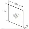 Ideal Standard T3335BH Зеркало с подсветкой